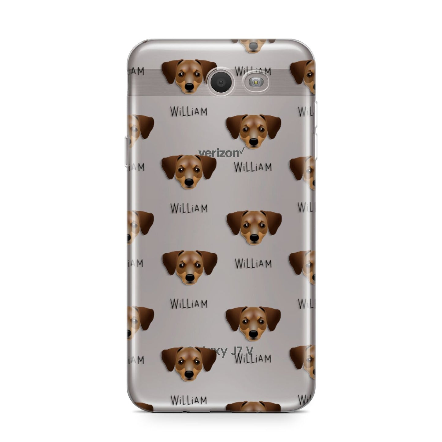 Chiweenie Icon with Name Samsung Galaxy J7 2017 Case