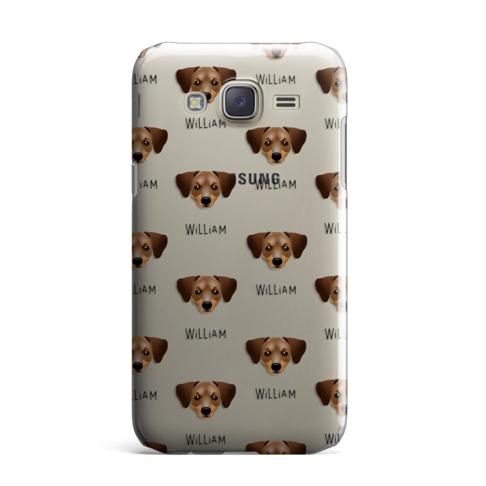 Chiweenie Icon with Name Samsung Galaxy J7 Case