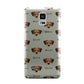 Chiweenie Icon with Name Samsung Galaxy Note 4 Case