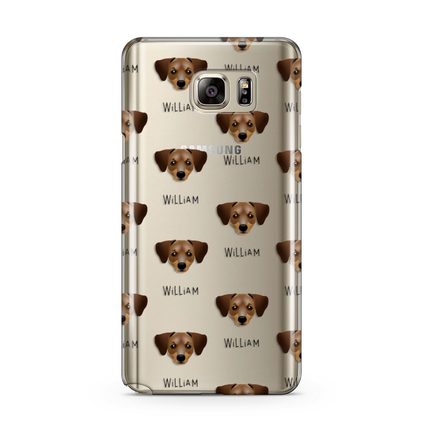 Chiweenie Icon with Name Samsung Galaxy Note 5 Case