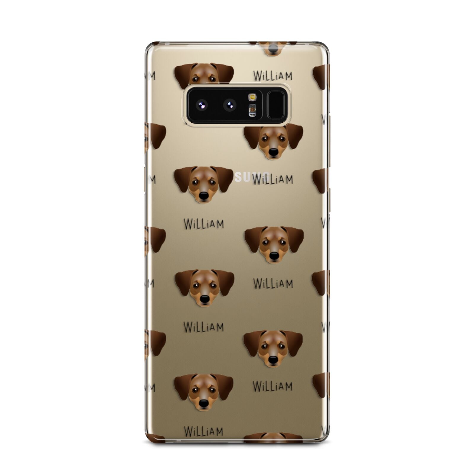Chiweenie Icon with Name Samsung Galaxy Note 8 Case