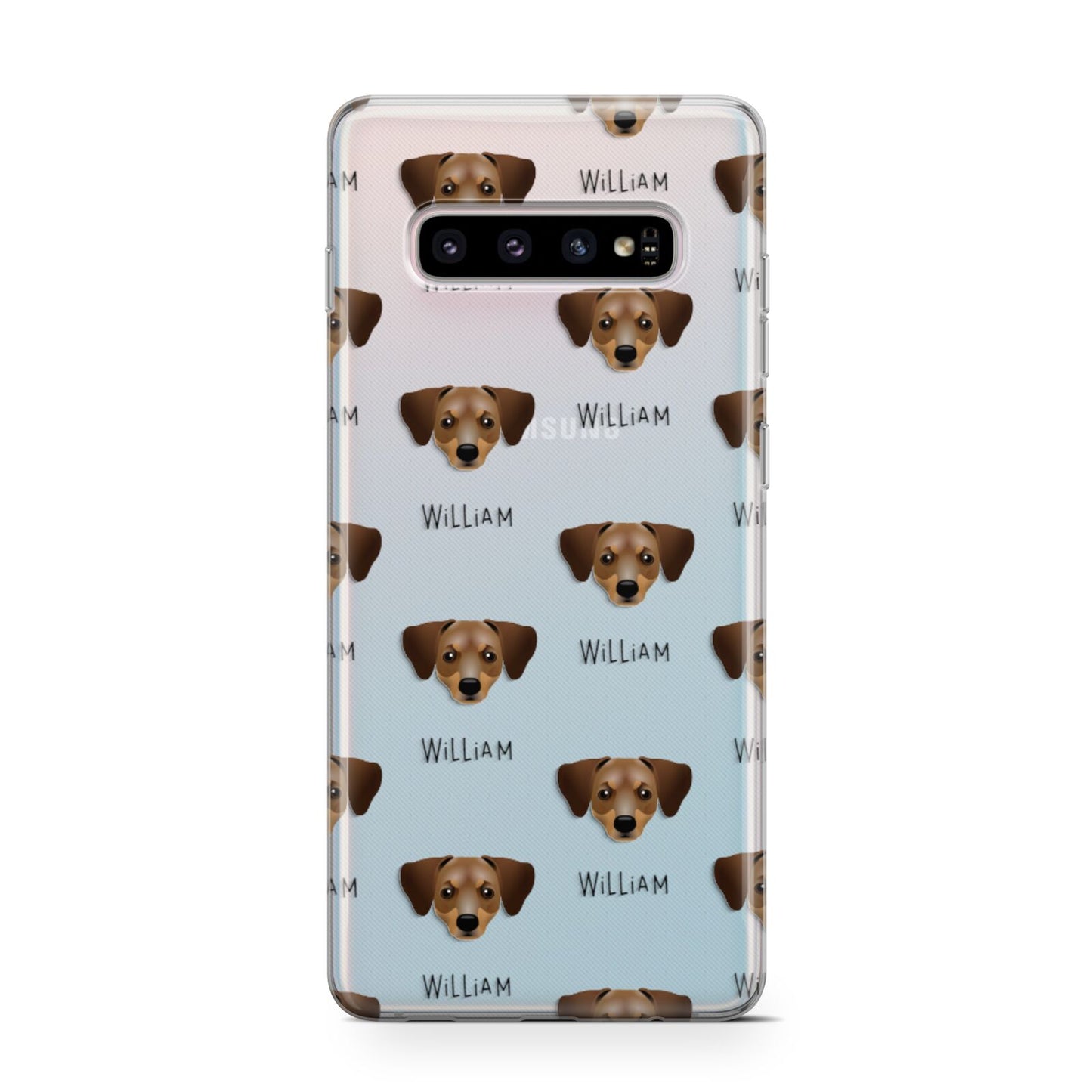 Chiweenie Icon with Name Samsung Galaxy S10 Case