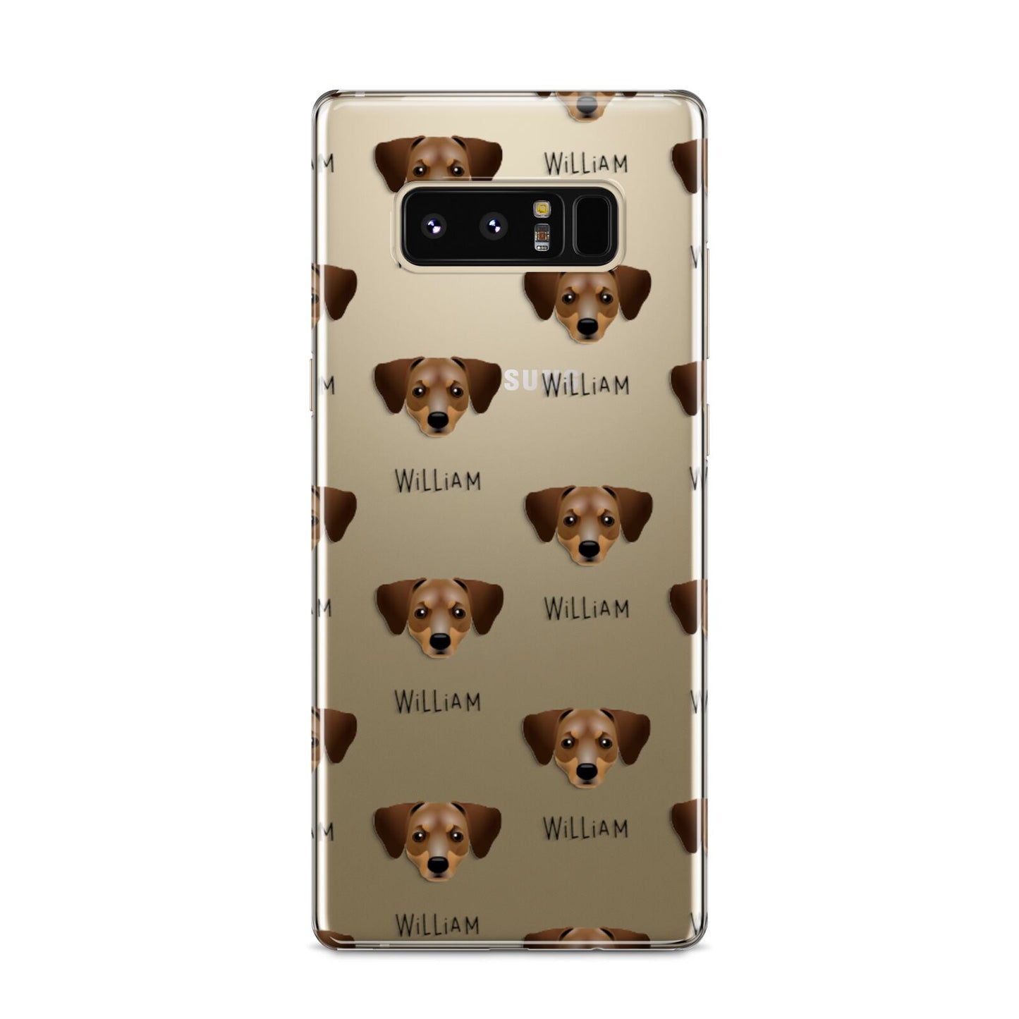 Chiweenie Icon with Name Samsung Galaxy S8 Case