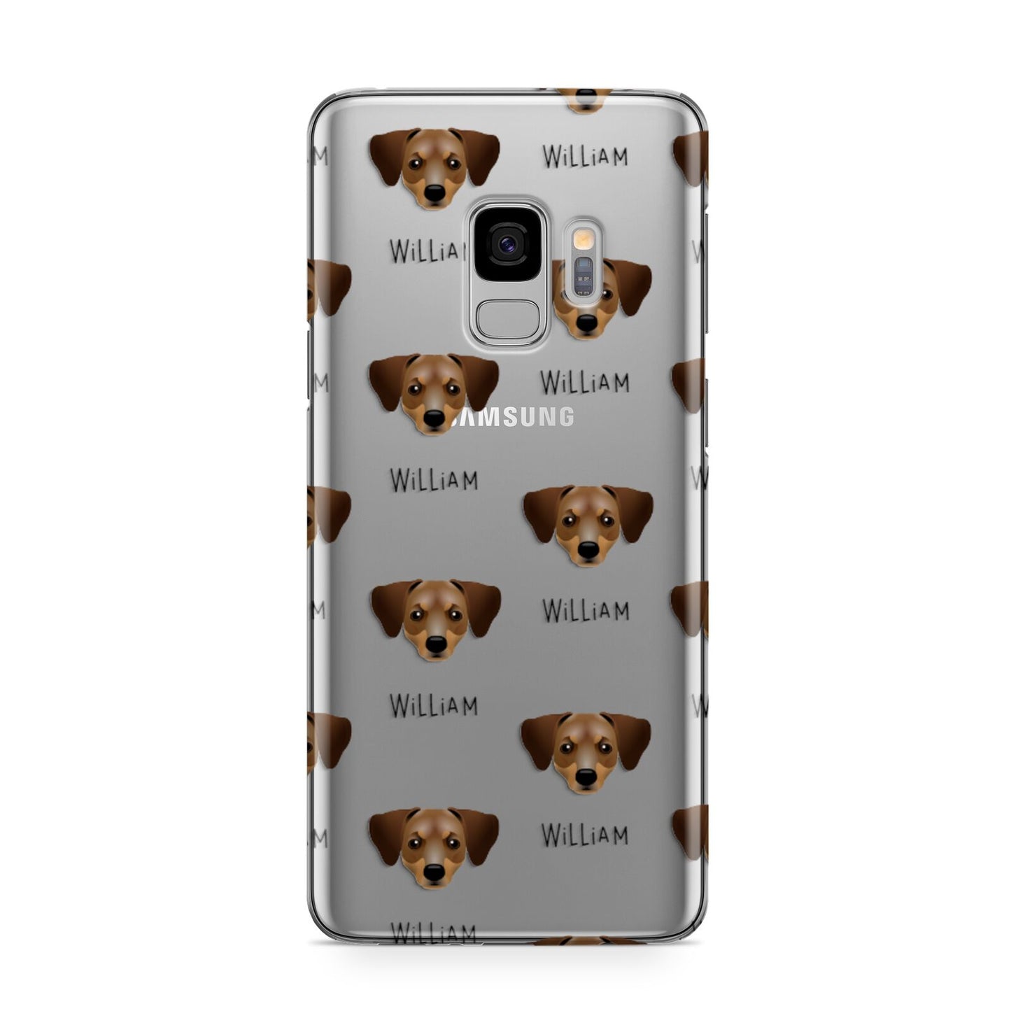 Chiweenie Icon with Name Samsung Galaxy S9 Case
