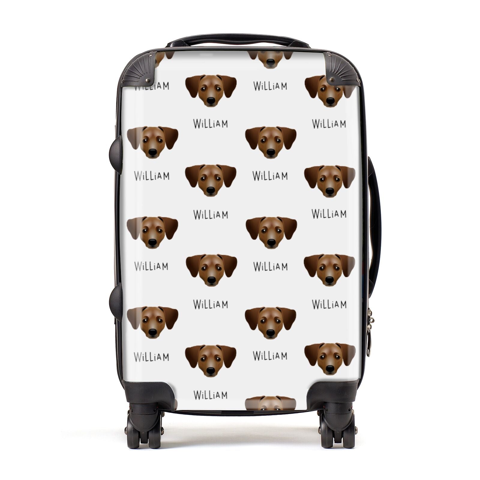 Chiweenie Icon with Name Suitcase