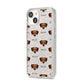 Chiweenie Icon with Name iPhone 14 Glitter Tough Case Starlight Angled Image