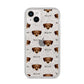 Chiweenie Icon with Name iPhone 14 Plus Glitter Tough Case Starlight