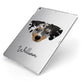 Chiweenie Personalised Apple iPad Case on Silver iPad Side View