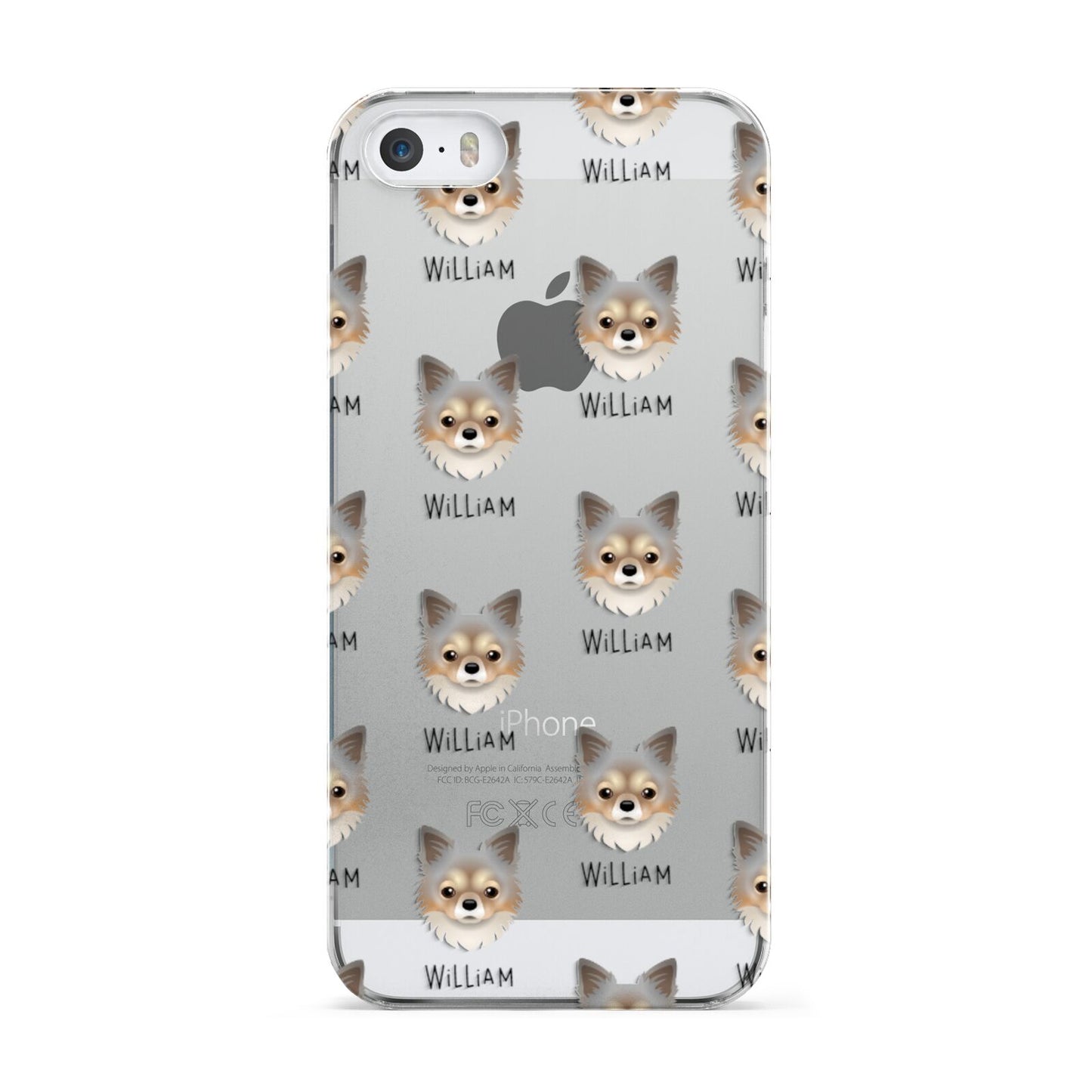 Chorkie Icon with Name Apple iPhone 5 Case
