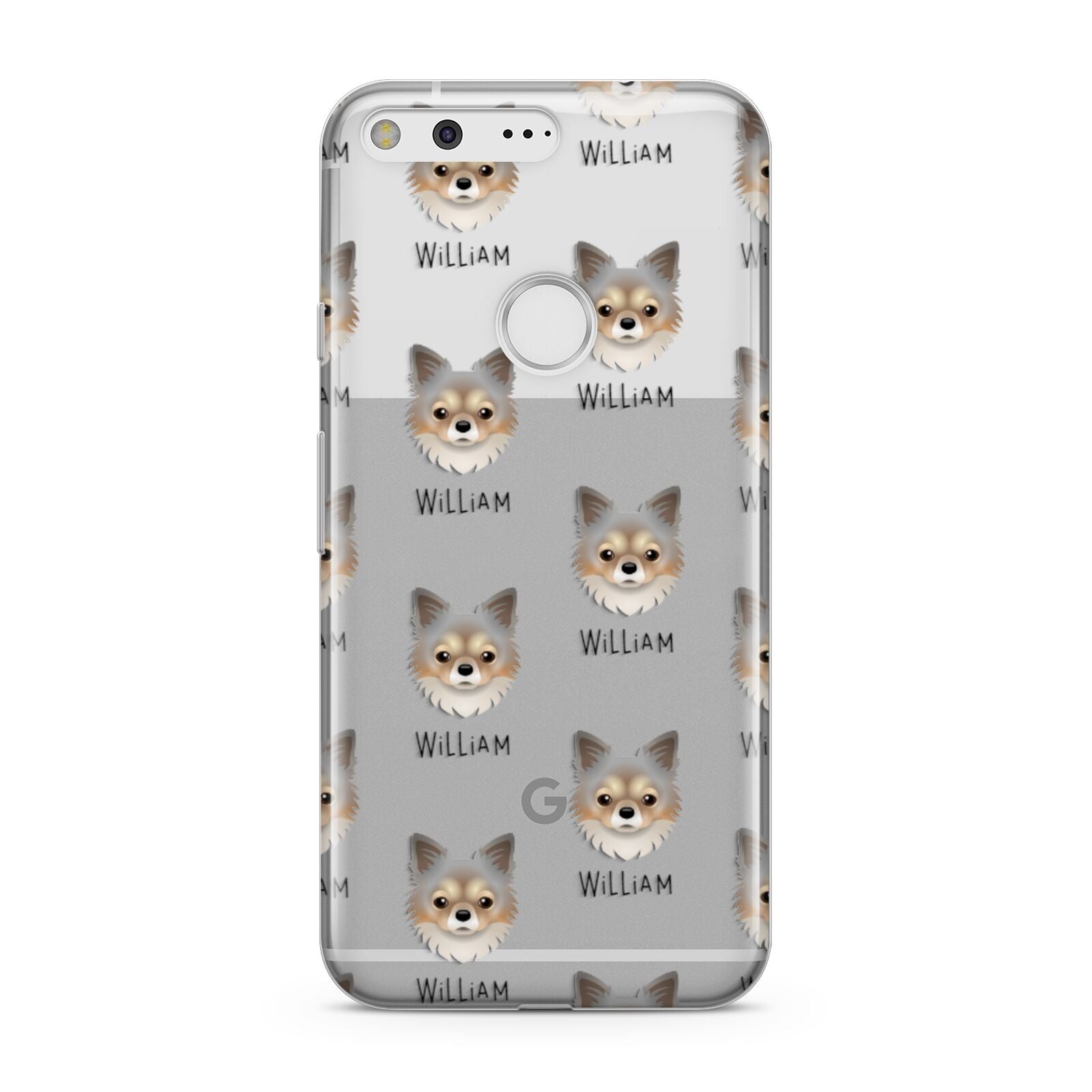 Chorkie Icon with Name Google Pixel Case