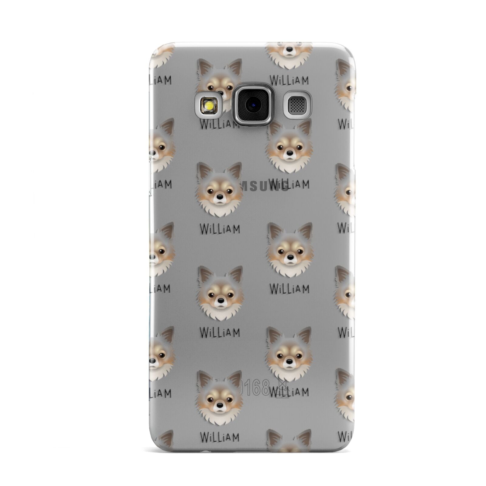 Chorkie Icon with Name Samsung Galaxy A3 Case