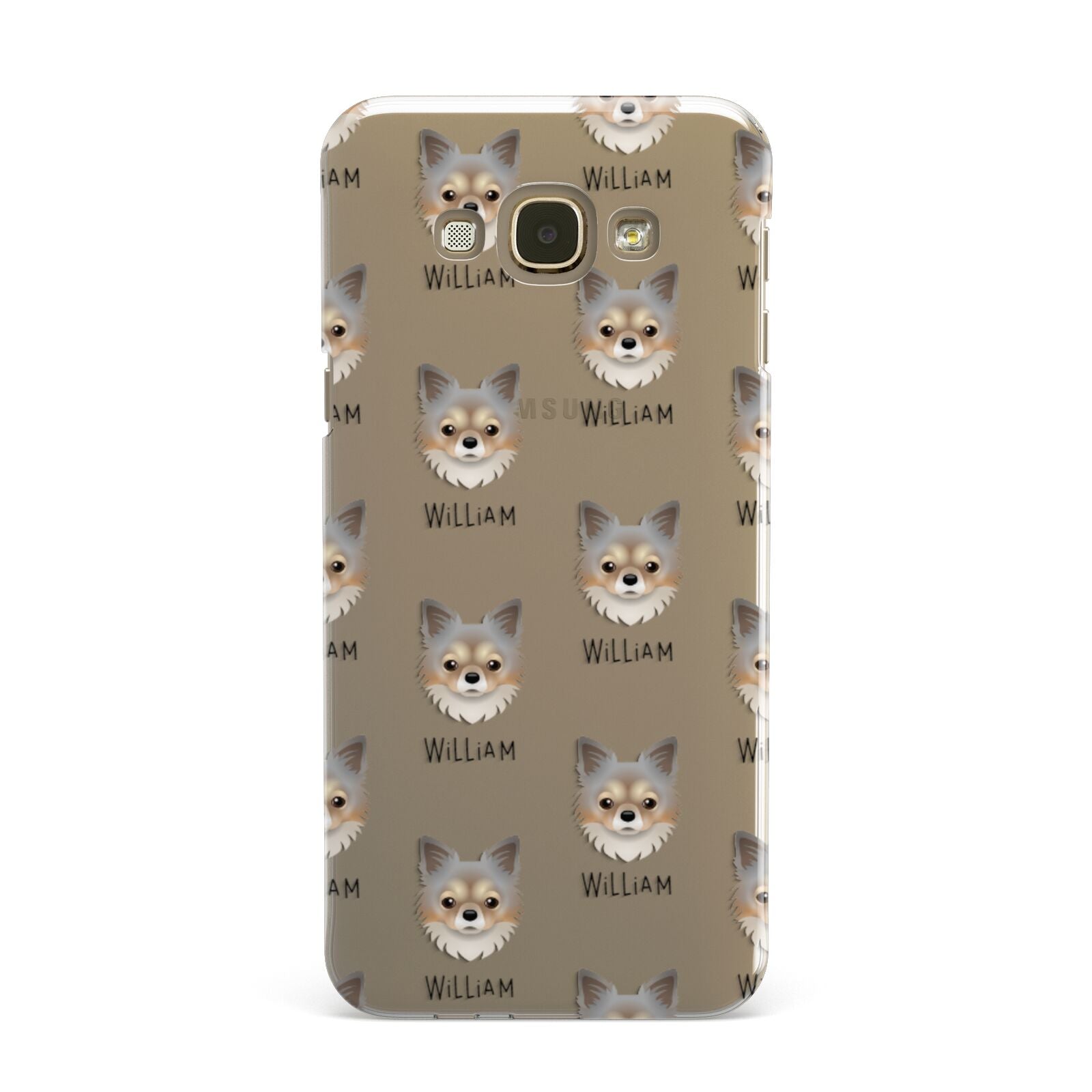Chorkie Icon with Name Samsung Galaxy A8 Case