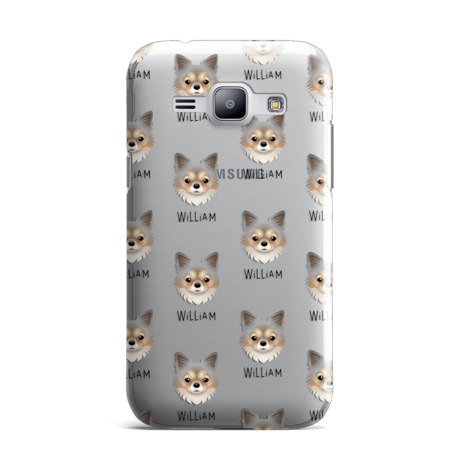 Chorkie Icon with Name Samsung Galaxy J1 2015 Case