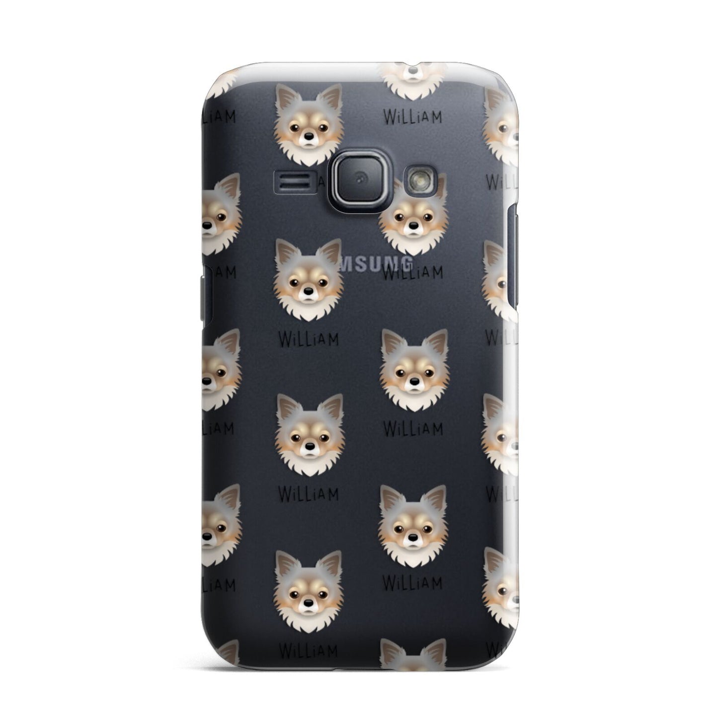 Chorkie Icon with Name Samsung Galaxy J1 2016 Case