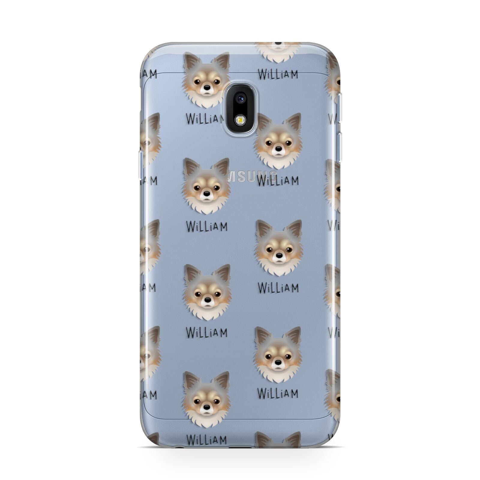 Chorkie Icon with Name Samsung Galaxy J3 2017 Case