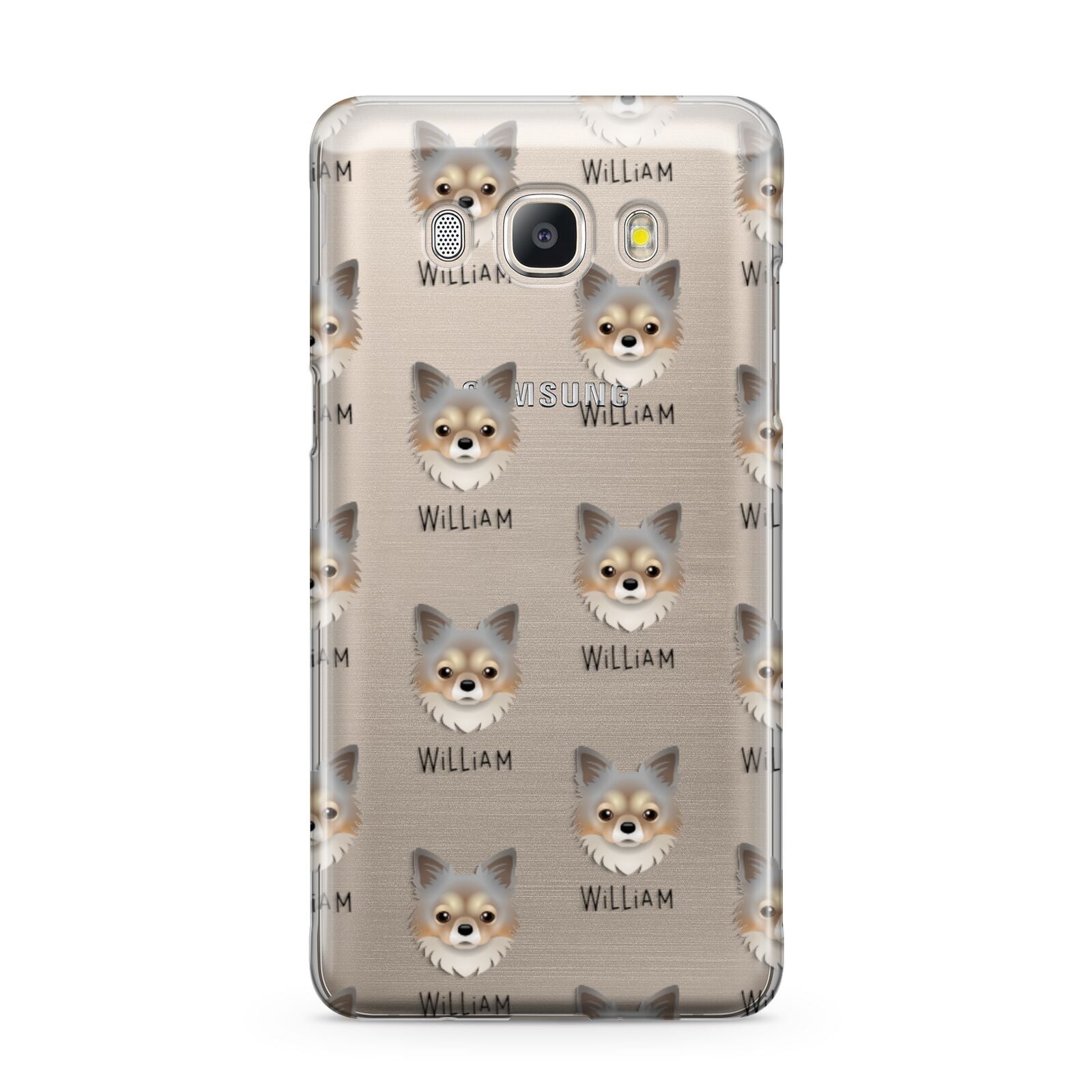 Chorkie Icon with Name Samsung Galaxy J5 2016 Case