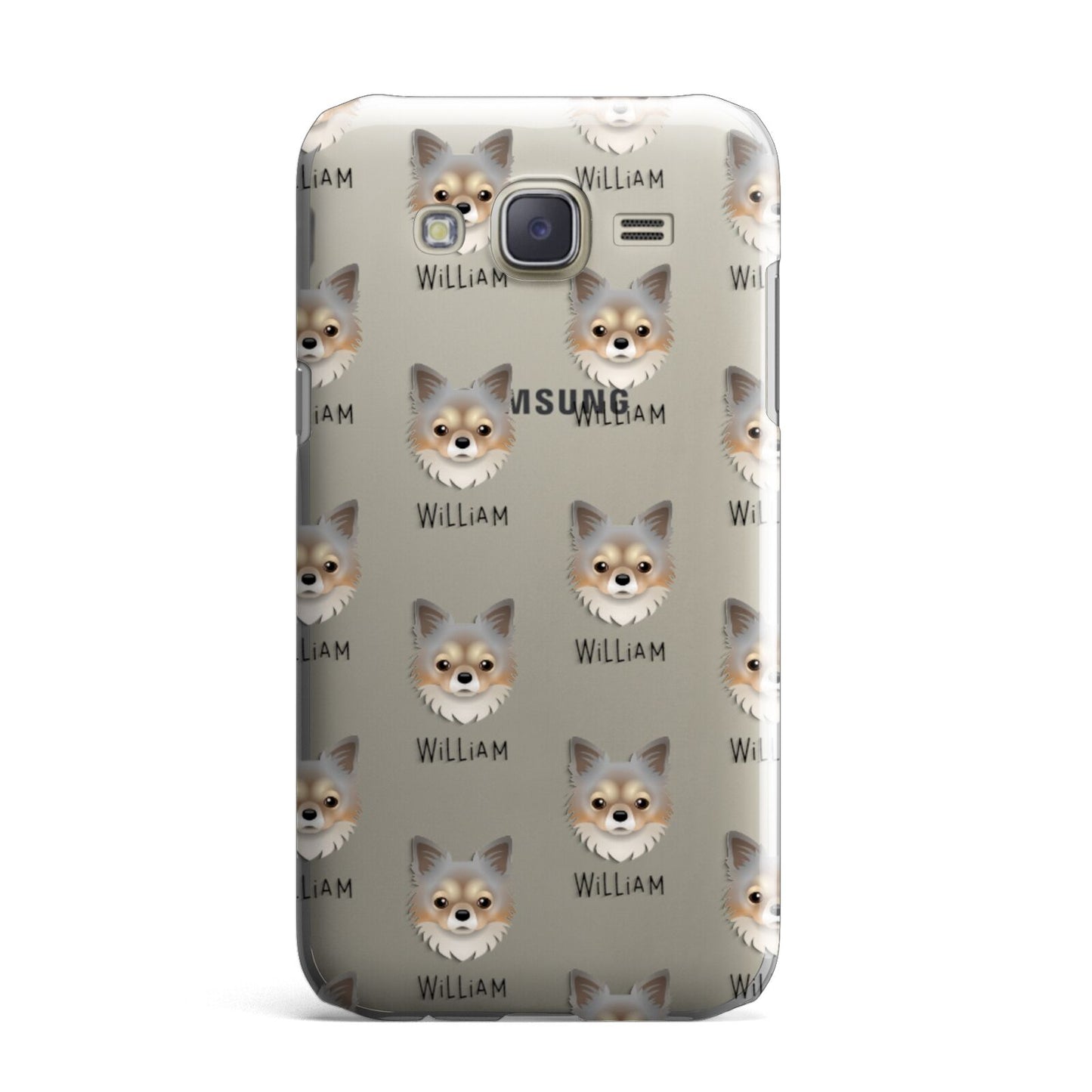 Chorkie Icon with Name Samsung Galaxy J7 Case