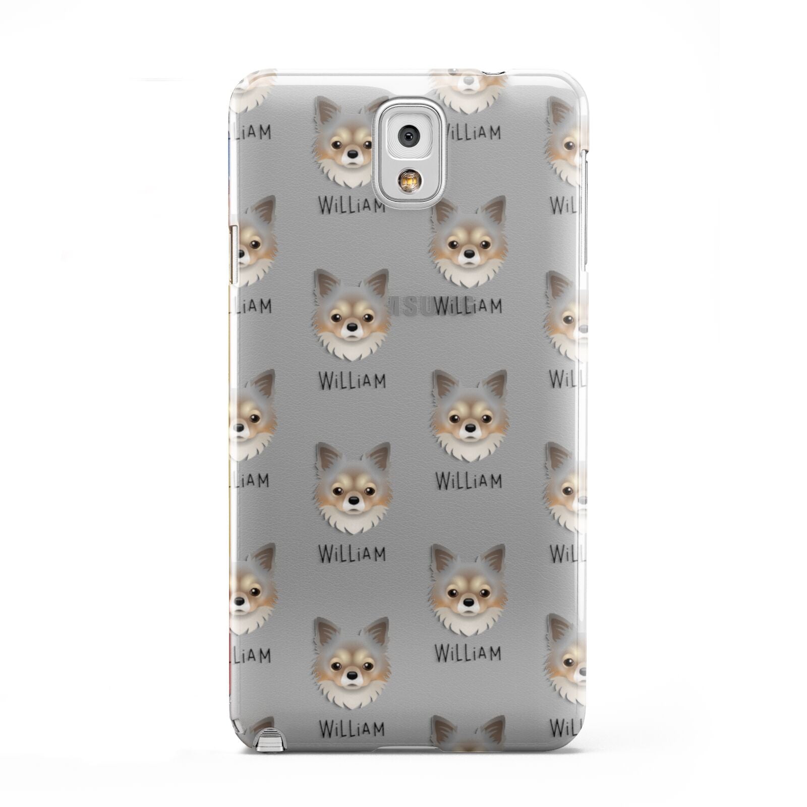 Chorkie Icon with Name Samsung Galaxy Note 3 Case