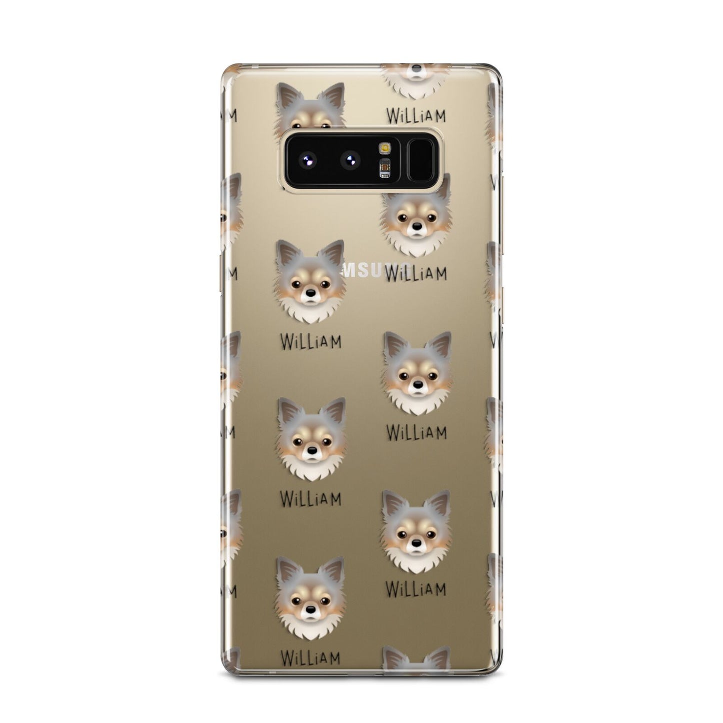 Chorkie Icon with Name Samsung Galaxy Note 8 Case