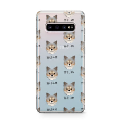 Chorkie Icon with Name Samsung Galaxy S10 Case