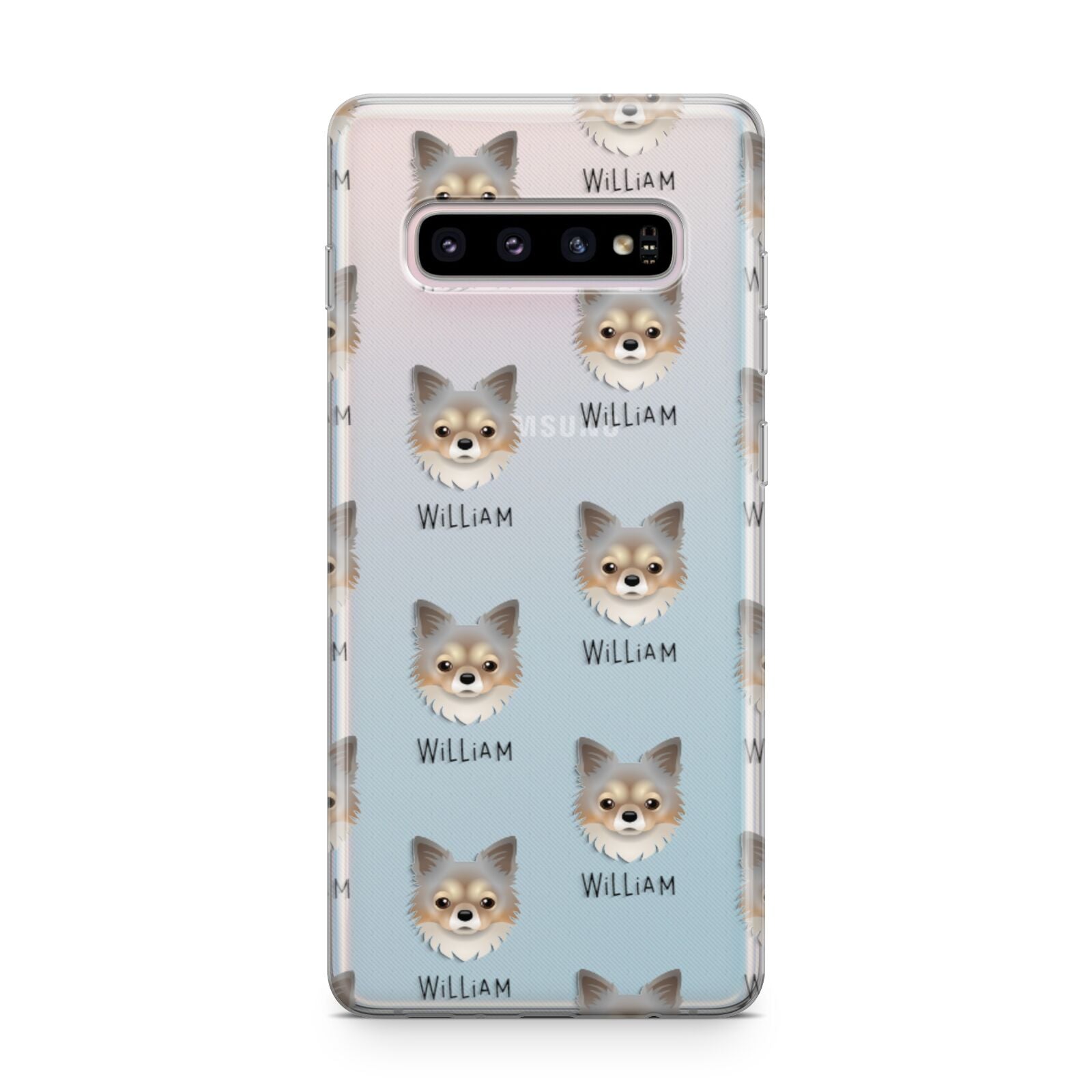 Chorkie Icon with Name Samsung Galaxy S10 Plus Case