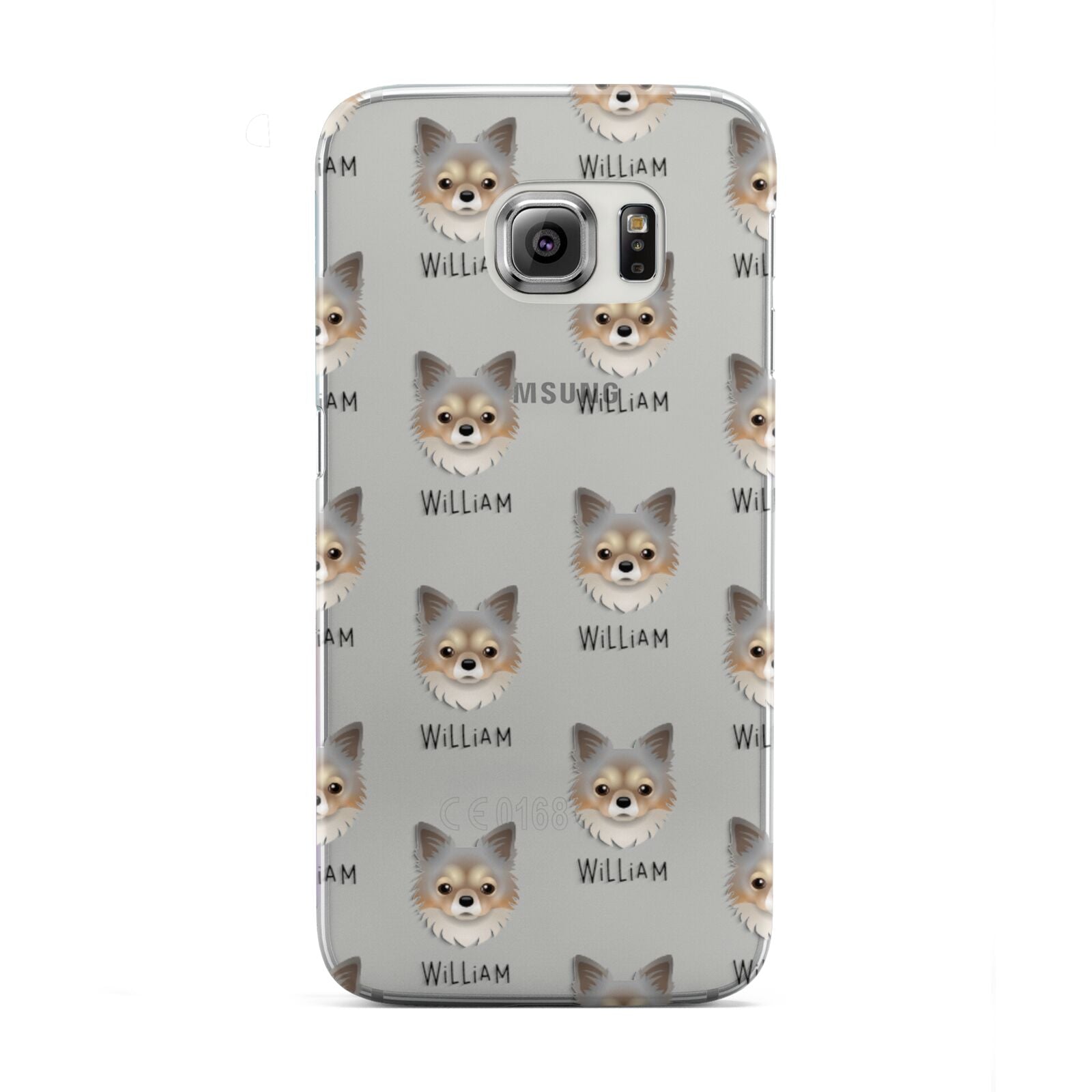 Chorkie Icon with Name Samsung Galaxy S6 Edge Case