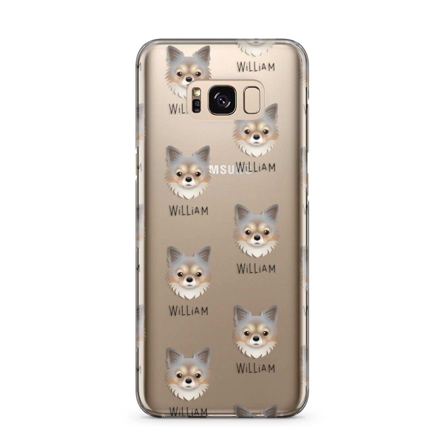 Chorkie Icon with Name Samsung Galaxy S8 Plus Case