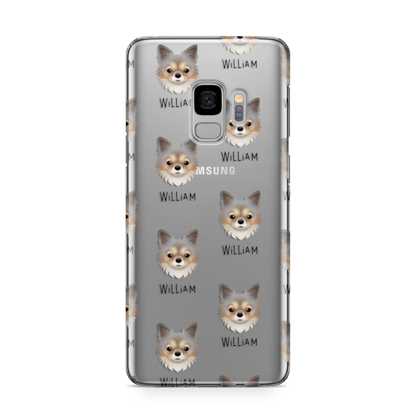 Chorkie Icon with Name Samsung Galaxy S9 Case