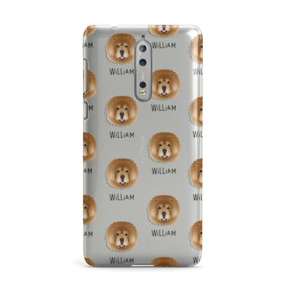 Chow Chow Icon with Name Nokia Case