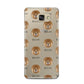 Chow Chow Icon with Name Samsung Galaxy A5 2016 Case on gold phone