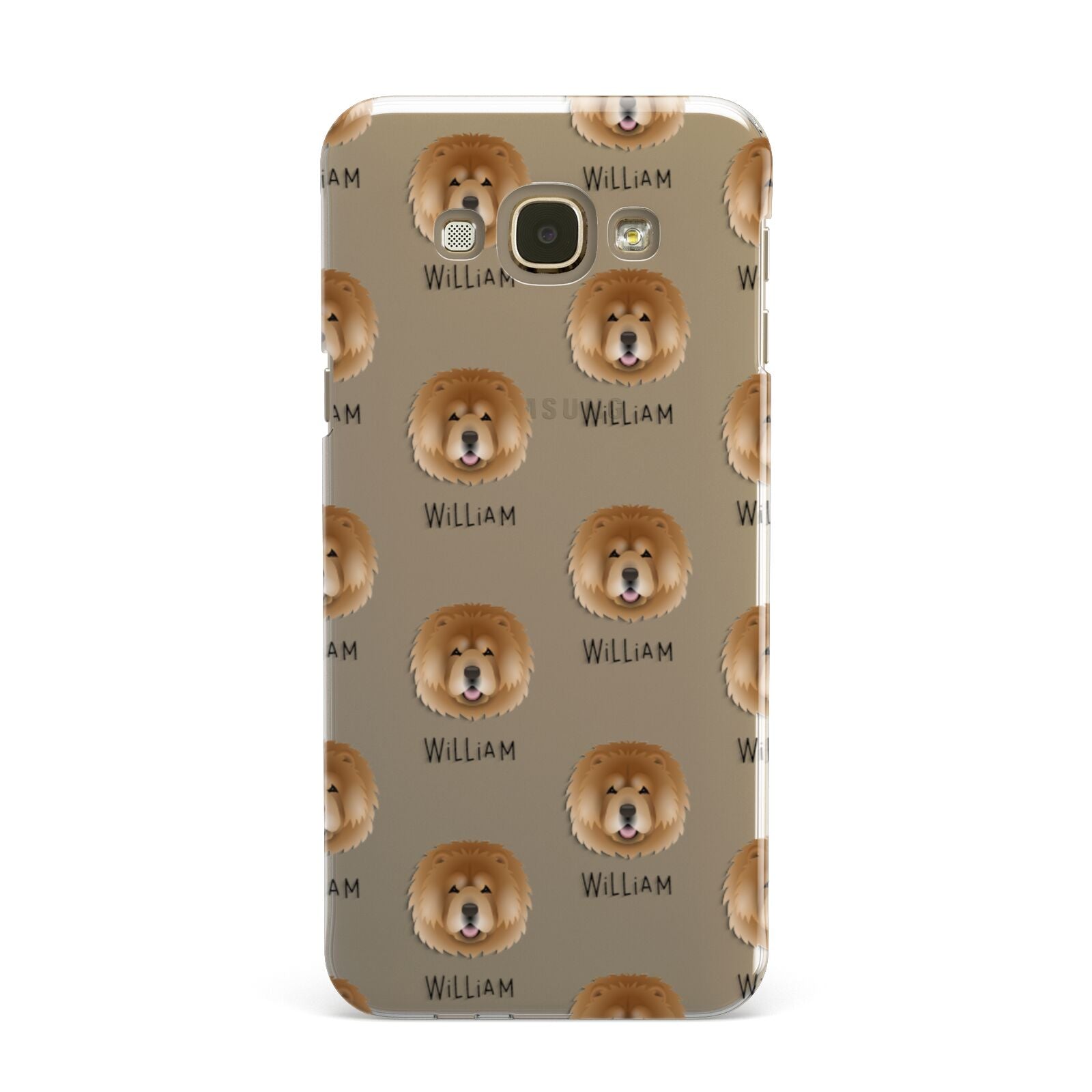 Chow Chow Icon with Name Samsung Galaxy A8 Case