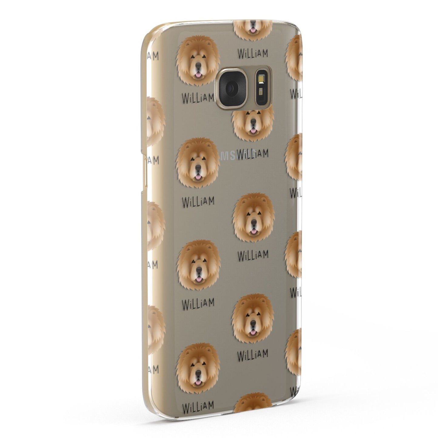 Chow Chow Icon with Name Samsung Galaxy Case Fourty Five Degrees