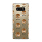 Chow Chow Icon with Name Samsung Galaxy Note 8 Case