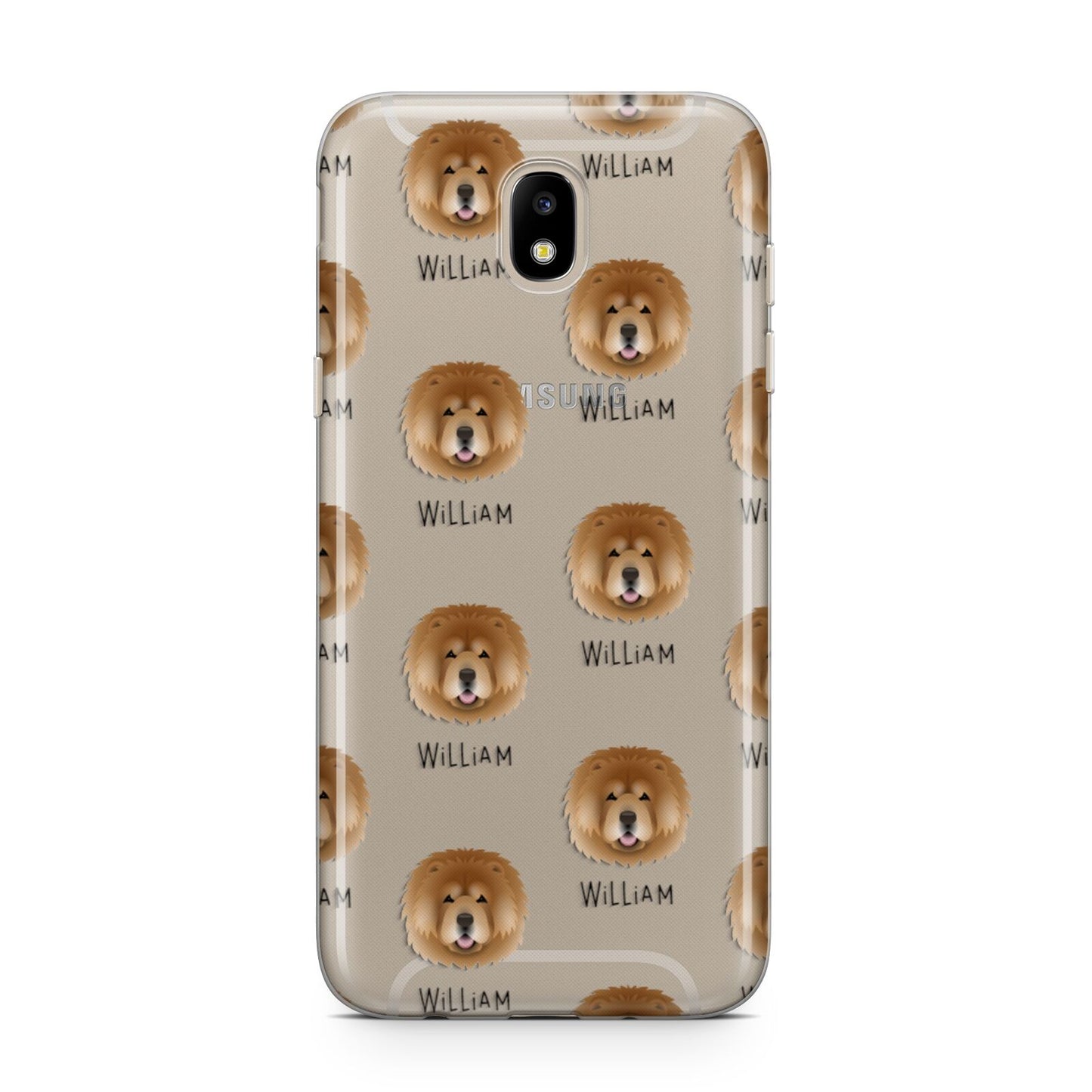 Chow Chow Icon with Name Samsung J5 2017 Case