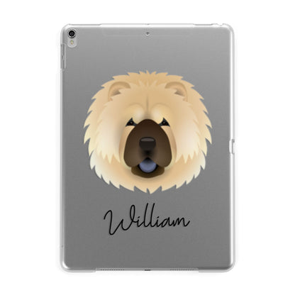 Chow Chow Personalised Apple iPad Silver Case