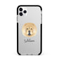 Chow Chow Personalised Apple iPhone 11 Pro Max in Silver with Black Impact Case