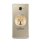 Chow Chow Personalised Samsung Galaxy A7 2016 Case on gold phone
