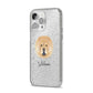 Chow Chow Personalised iPhone 14 Pro Max Glitter Tough Case Silver Angled Image