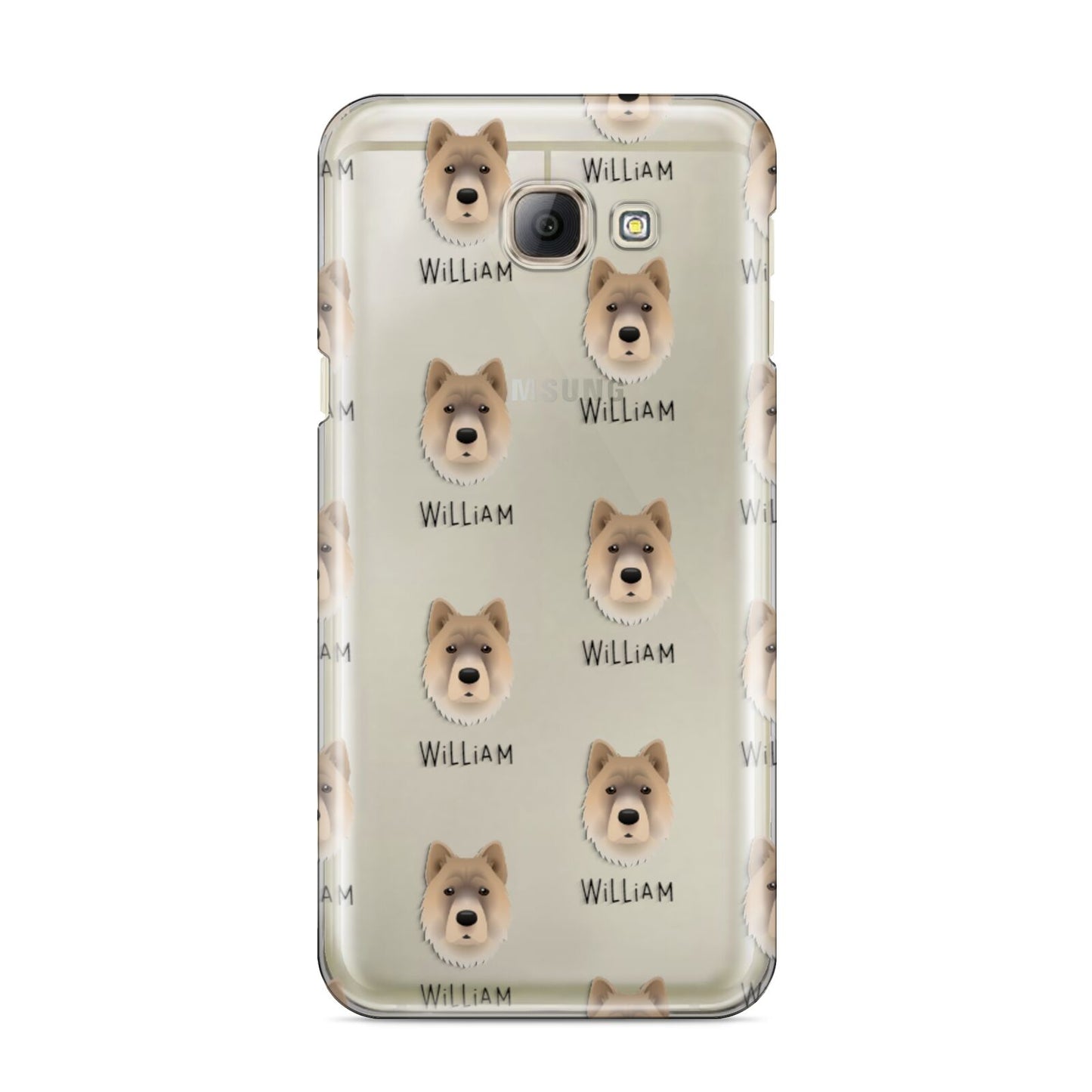 Chow Shepherd Icon with Name Samsung Galaxy A8 2016 Case