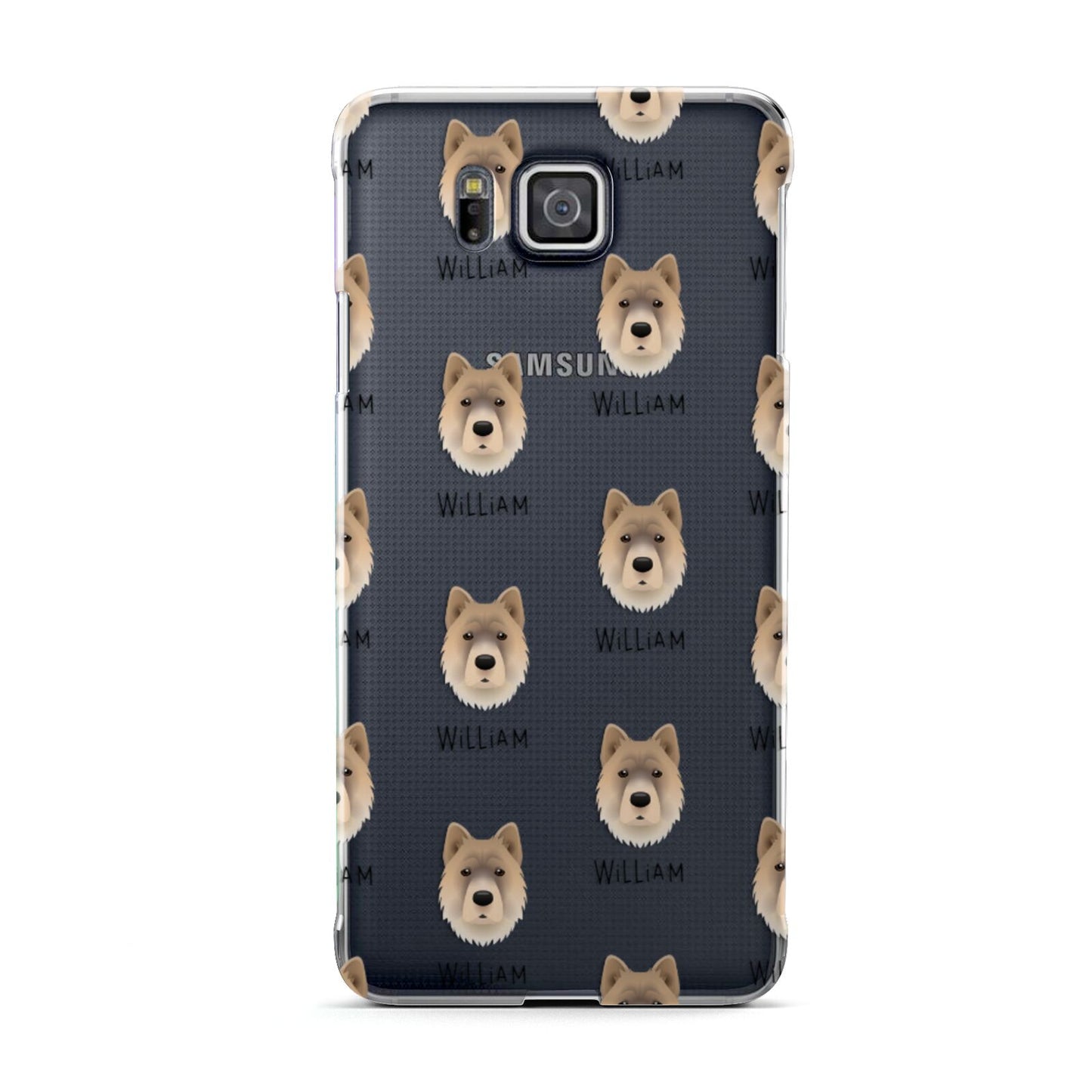 Chow Shepherd Icon with Name Samsung Galaxy Alpha Case