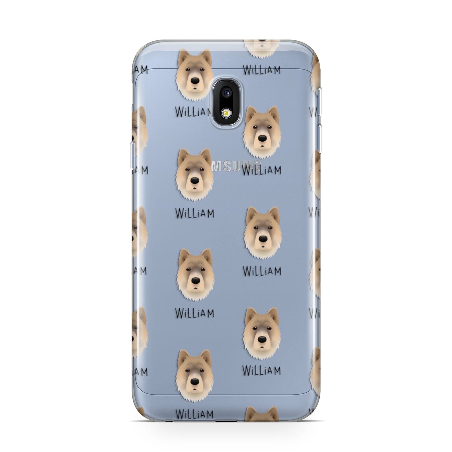 Chow Shepherd Icon with Name Samsung Galaxy J3 2017 Case