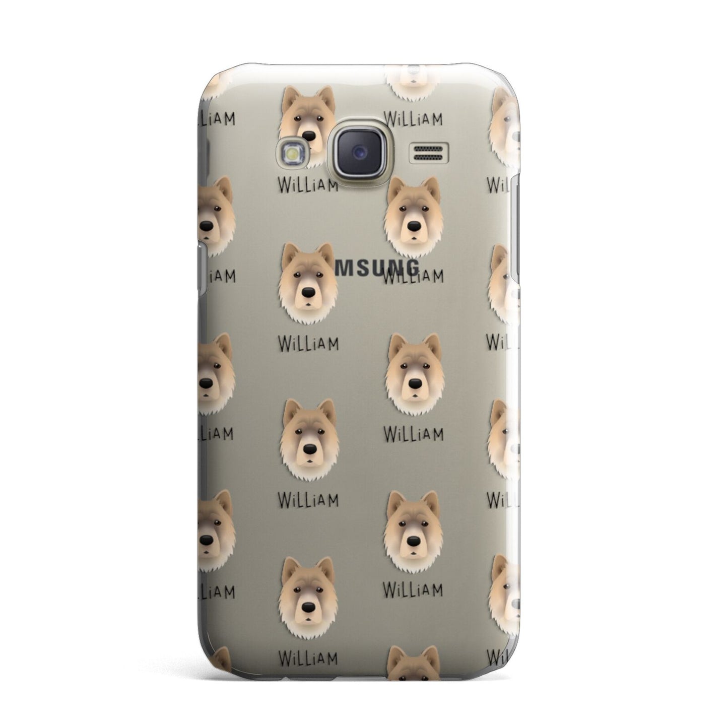 Chow Shepherd Icon with Name Samsung Galaxy J7 Case