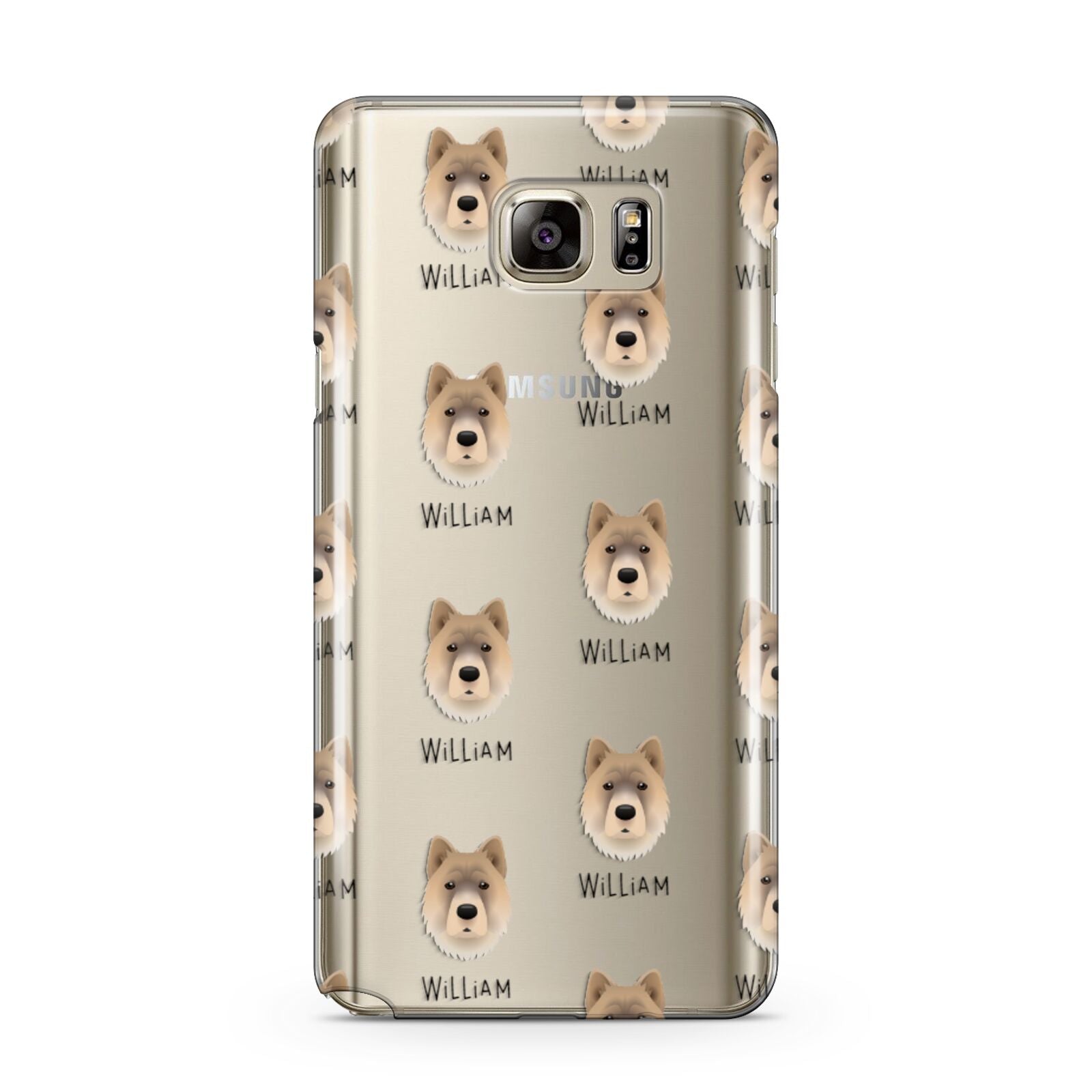 Chow Shepherd Icon with Name Samsung Galaxy Note 5 Case