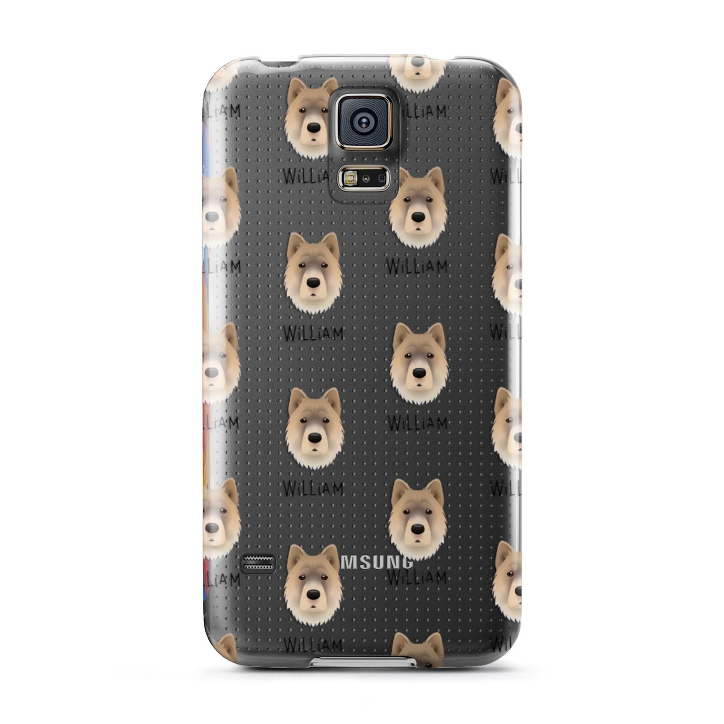 Chow Shepherd Icon with Name Samsung Galaxy S5 Case
