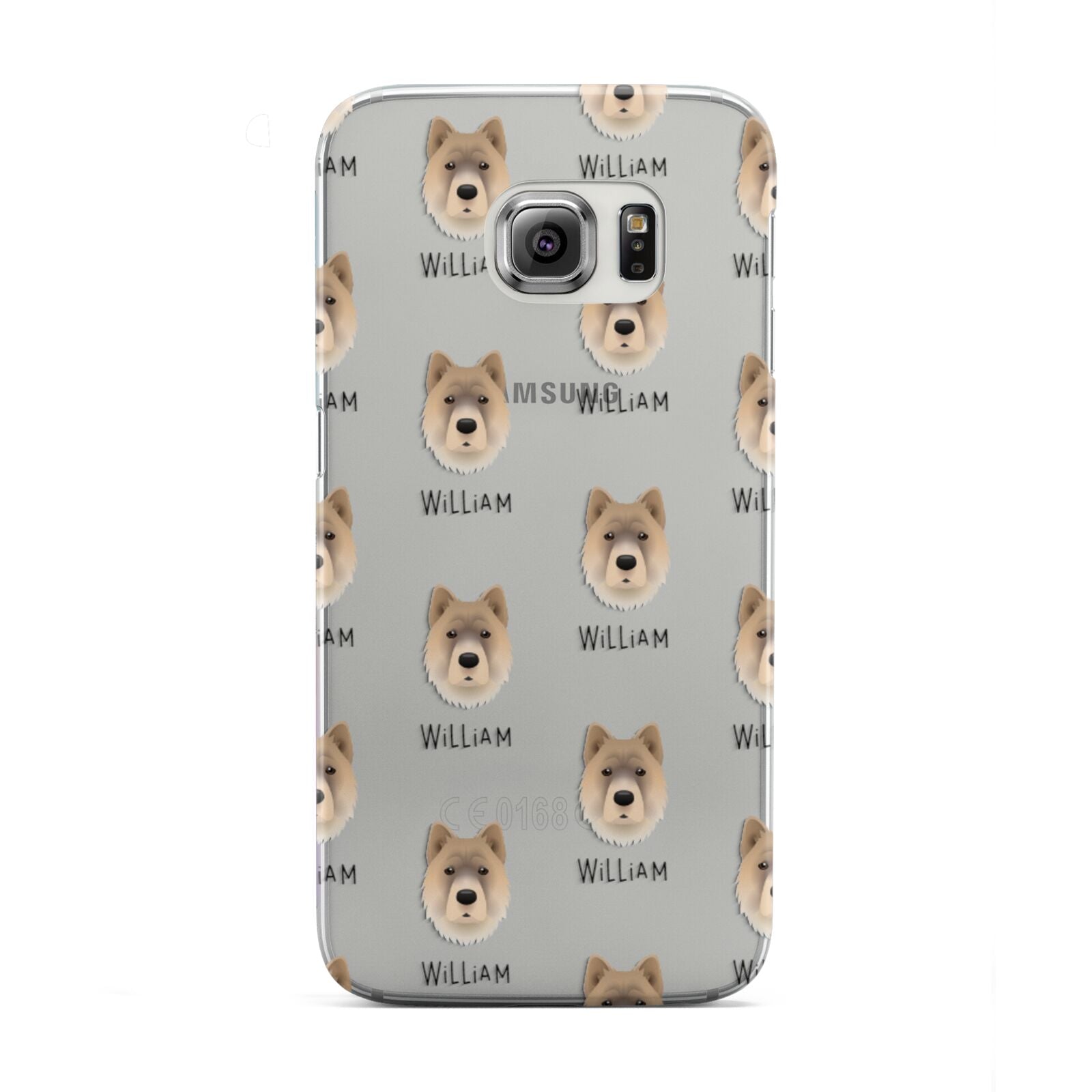 Chow Shepherd Icon with Name Samsung Galaxy S6 Edge Case