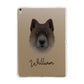 Chow Shepherd Personalised Apple iPad Gold Case