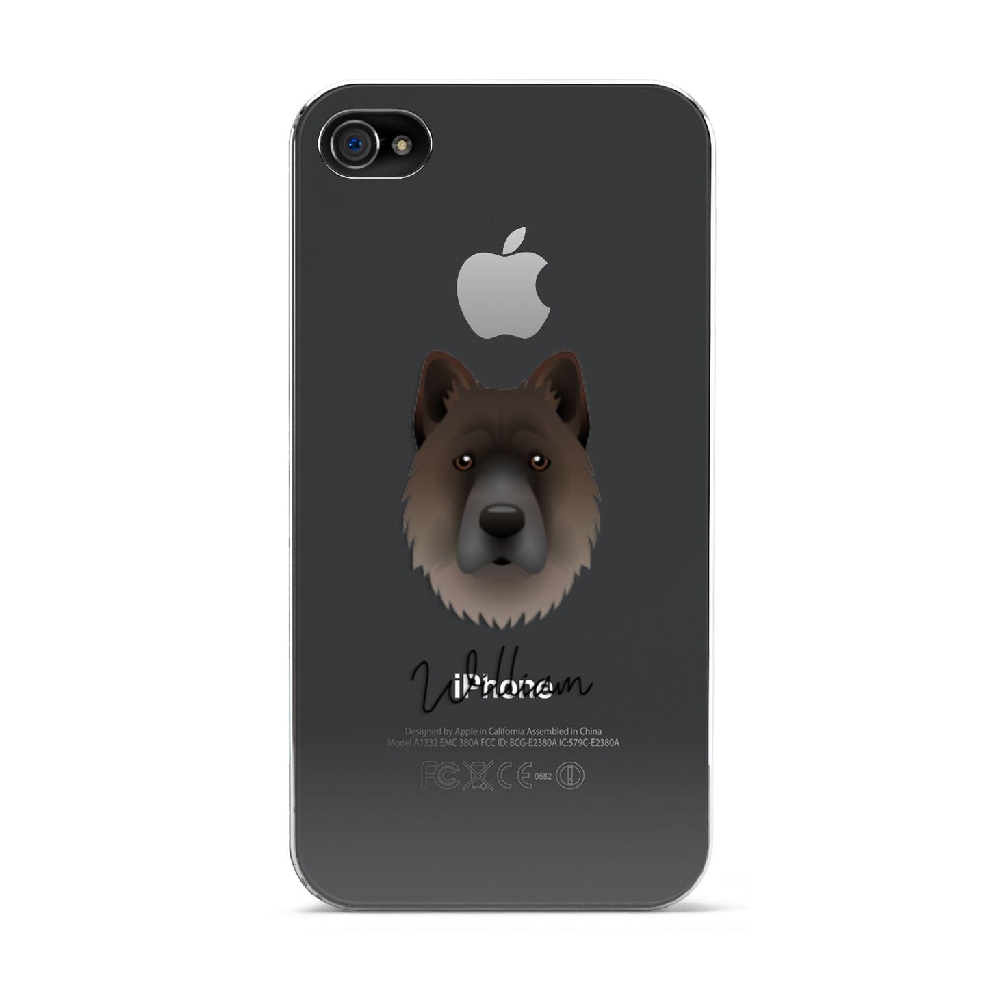 Chow Shepherd Personalised Apple iPhone 4s Case