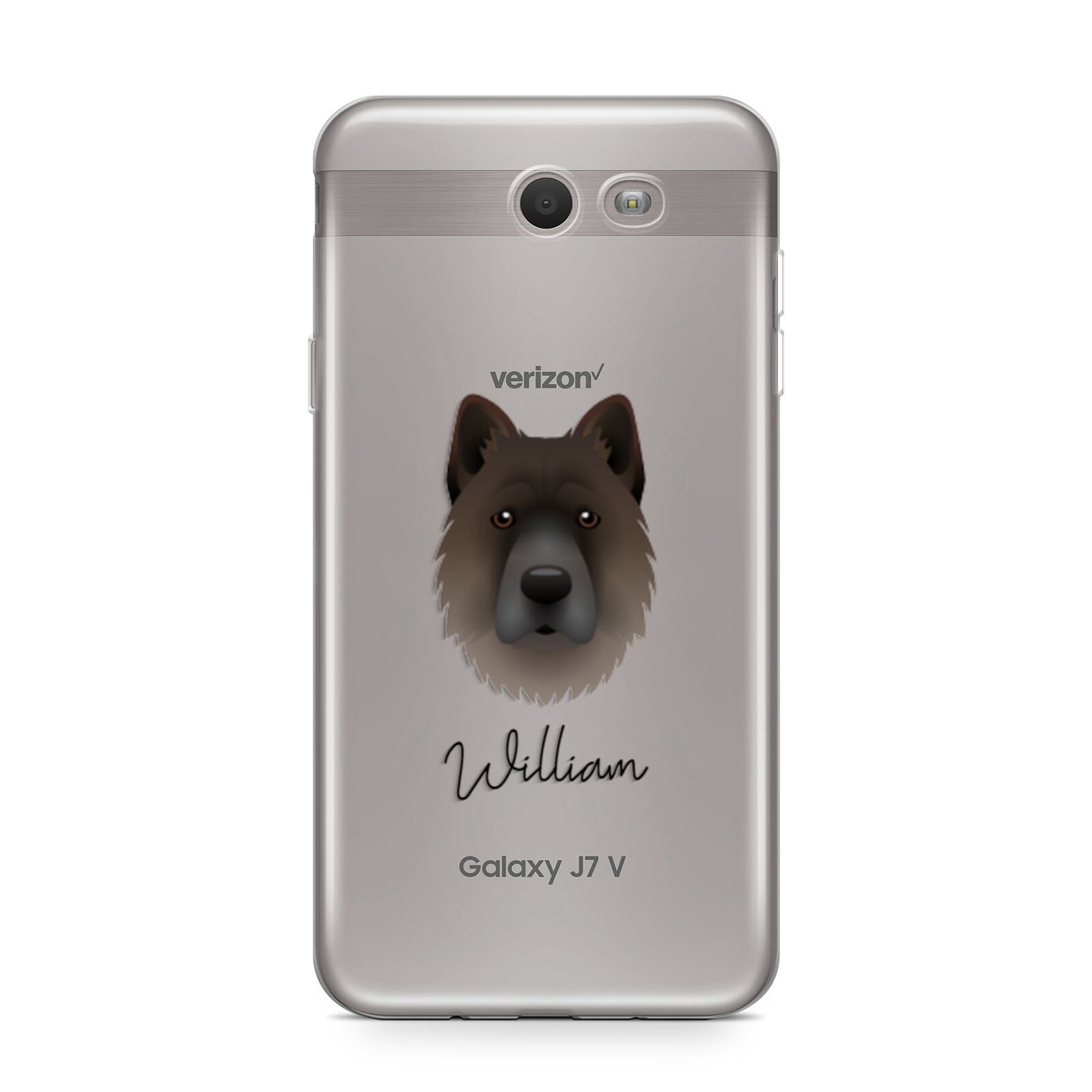Chow Shepherd Personalised Samsung Galaxy J7 2017 Case
