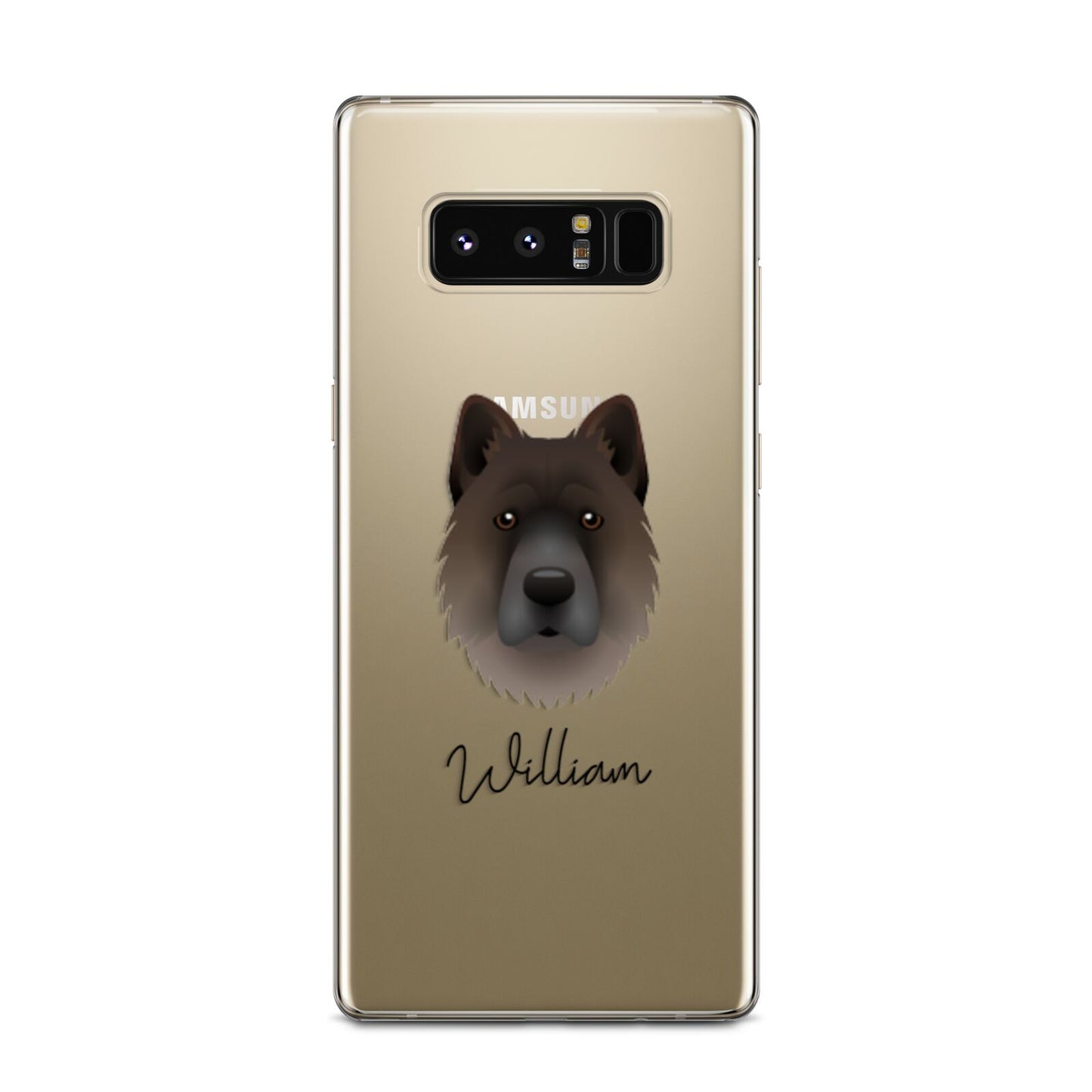 Chow Shepherd Personalised Samsung Galaxy Note 8 Case