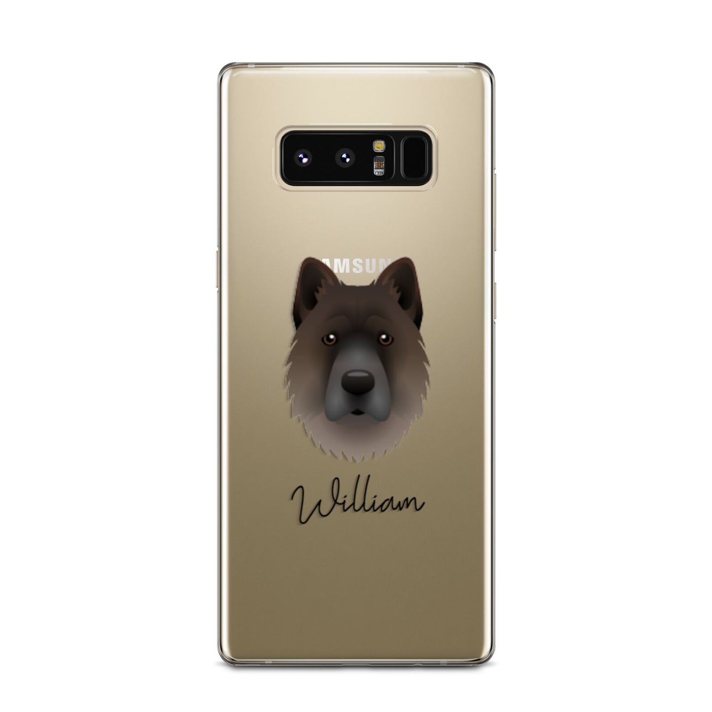 Chow Shepherd Personalised Samsung Galaxy Note 8 Case